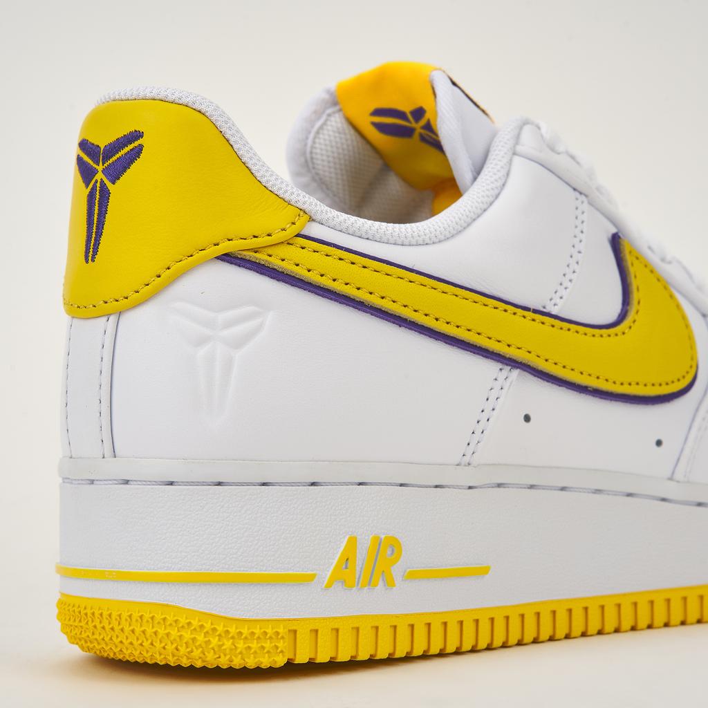 Kobe Bryant X Nike Air Force 1 Low Retro QS Lakers Home Unisex Sneakers Yellow White Varsity-Maize FZ1151-100