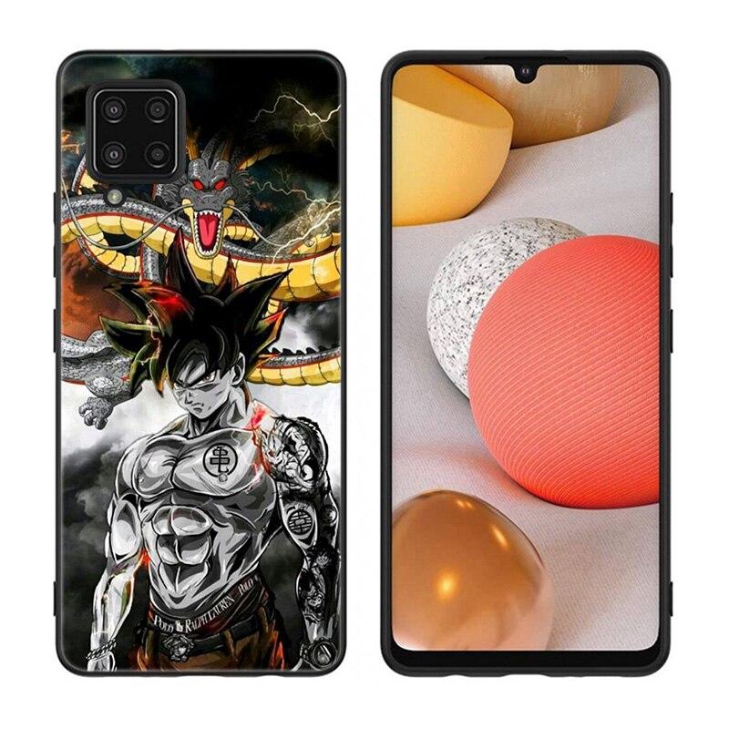 Japan Anime Sohn Goku Fall Für Samsung Galaxy A12 A02S A22 A32 A52 A72 A71 A51 A41 A31 A21 A11 A50 A70 a10S A20S Schwarz Soft Cover