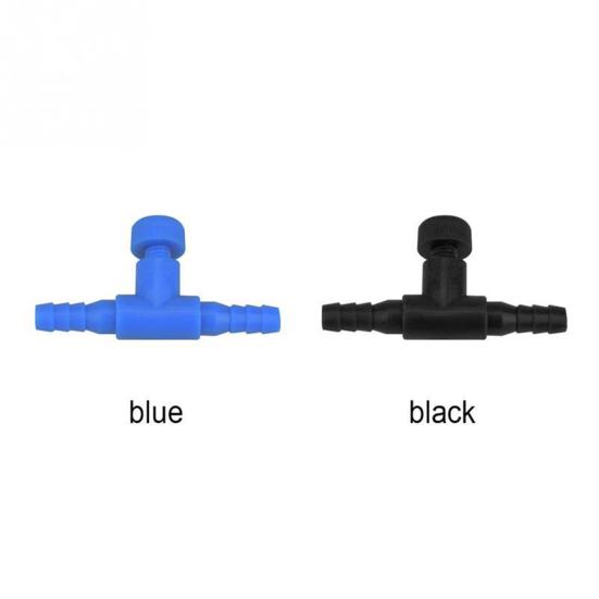 Robinet de reglare a volumului de aer în formă de T cu 2 căi Pompa de oxigen pentru acvariu Accesoriu pentru acvariu