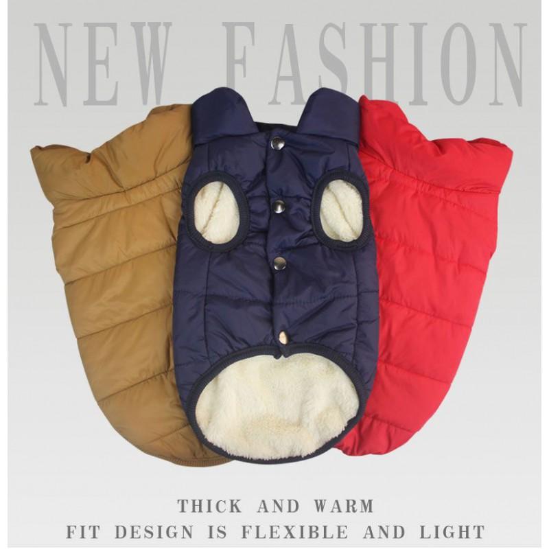 Winter Pet Vest Dogs Cats Thick Cotton Warm Coat Small Medium Large Breed Dog Sweater Jacket
