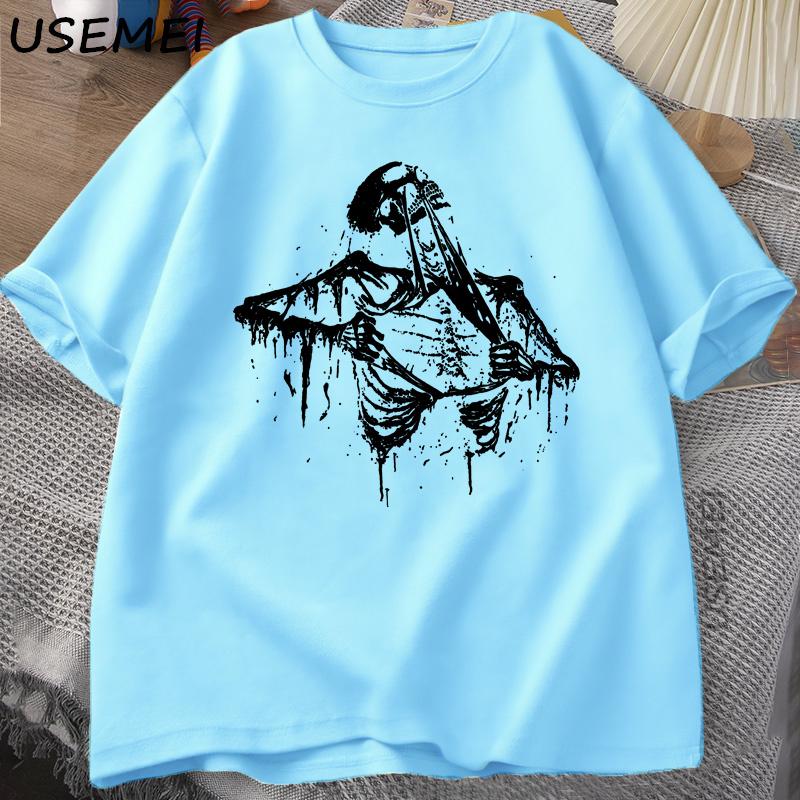 

Vintage Skeleton Ripping Rip Cage 90s T Shirt Skeleton Graphic Tshirts Y2k Skull Tee Hip Hop Short Sleeve Oversized Loose Tops 4XL