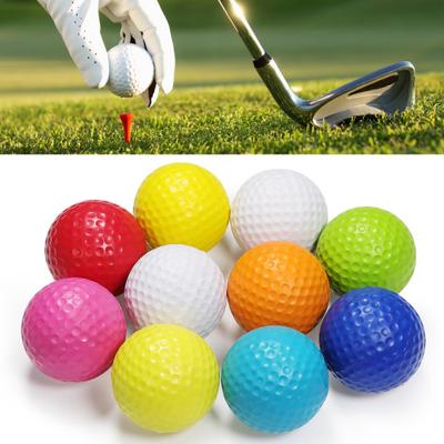Pelotas de Golf de 20 piezas, colores vibrantes, alto rebote, fuerte estabilidad, ligeras, de larga duración, pelotas para practicar Golf en interiores y exteriores