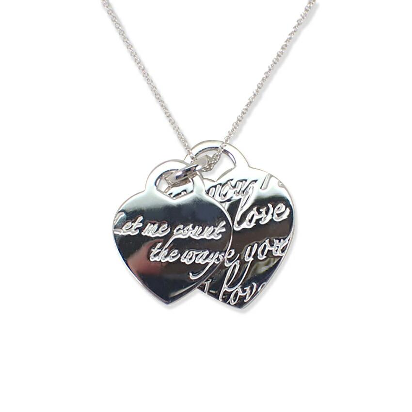 

[Used] TIFFANY 925 Notes Heart Pendant/Necklace/g507-45