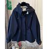 Fashion Spring Autumn Hooded Jacket Women Fashion Korean Loose Retro Windbreaker Coat Female Casual Outerwear Ladies Top