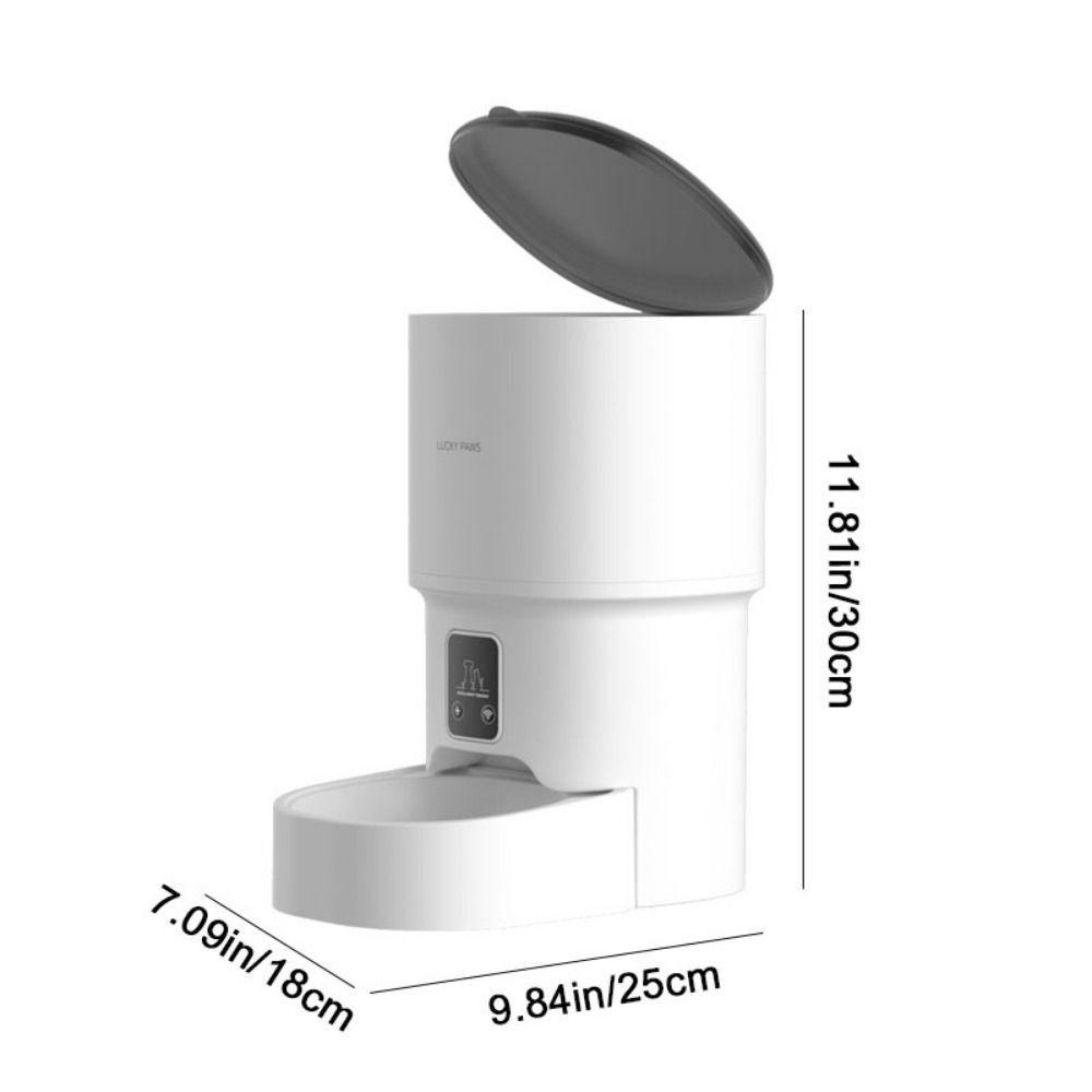 4L Capacity WIFI Smart Pet Feeder USB Charge Intelligent Pet Food Dispenser  Cats and Dogs