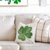 GEEORY St Patricks Day Pillow Covers 18x18 Set of 4 St Patricks Day Decorations for Home Shamrock Lucky St Patricks Day Decorative Throw Pillows
