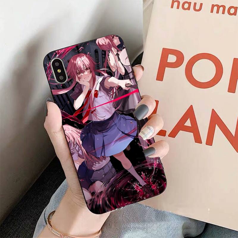 Mirai Nikki Future Diary Phone Case Silicone Soft for Iphone 14 13 12 11 Pro Mini XS MAX 8 7 6 Plus X XS XR Cover