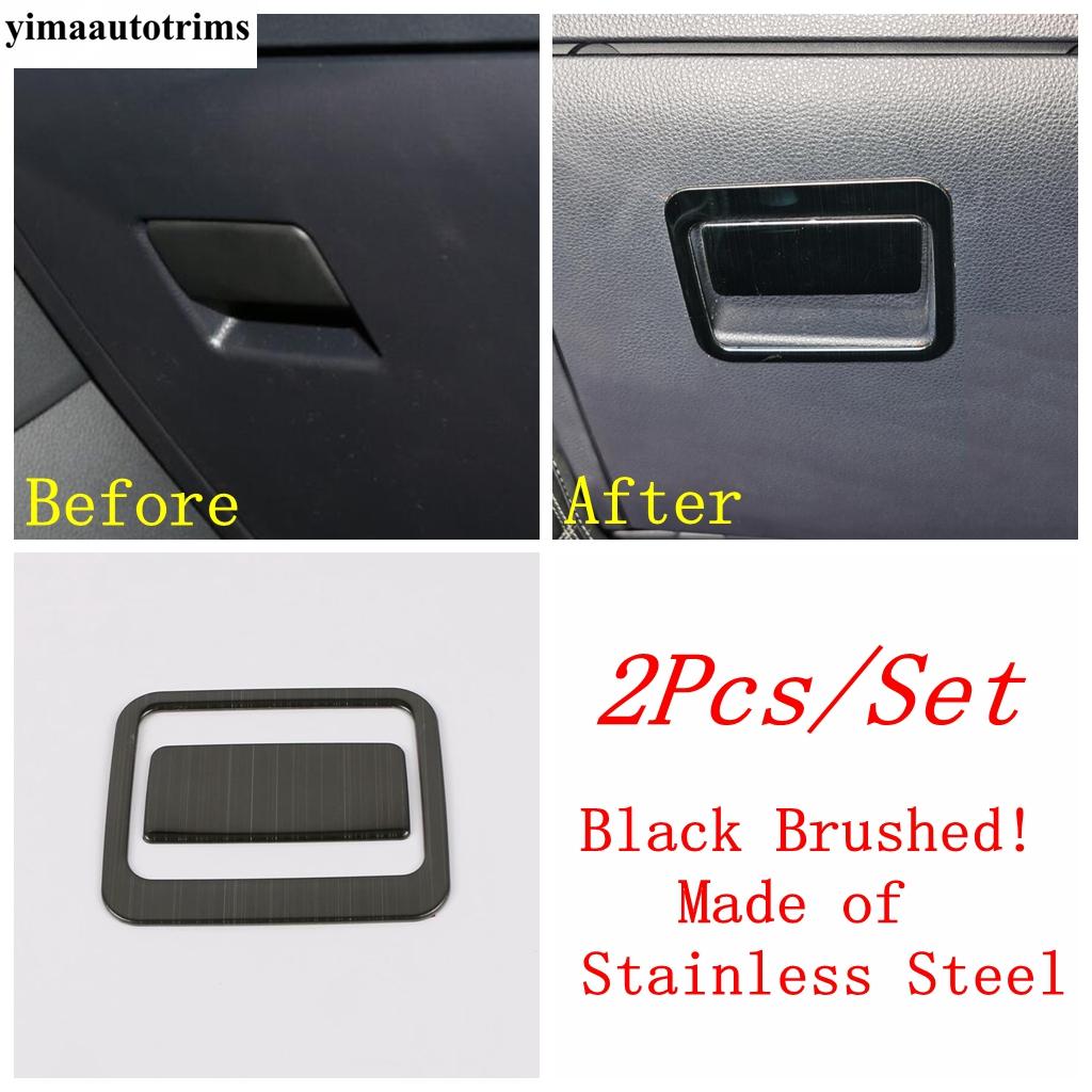 Car Glove Box Handle Sequ Panel Cover Trim For TOYOTA RAV4 RAV 4 XA50  - 2024 Stainless Steel / ABS Accessories Interior