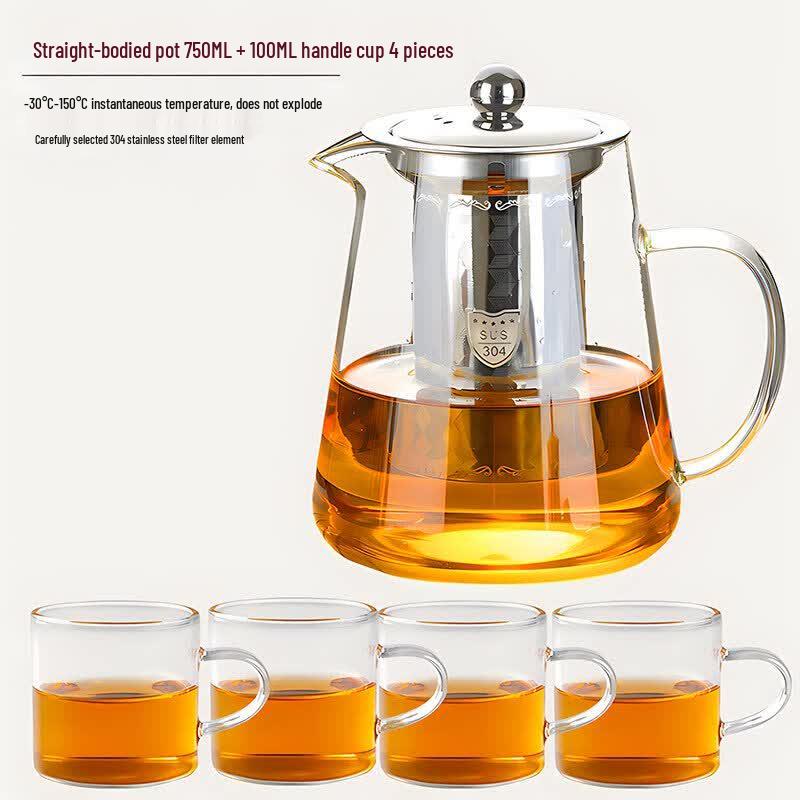 Qiwei Glass Infuser Teapot