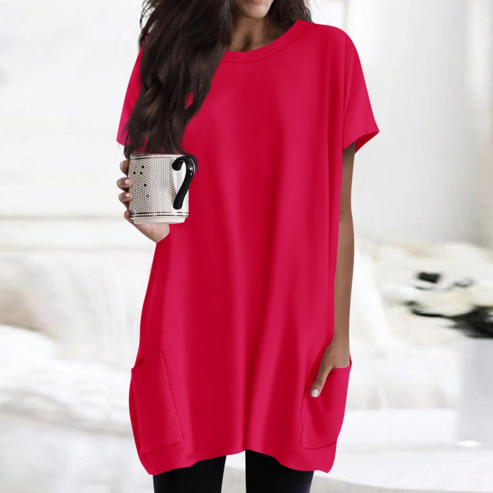 Женская футболка с круглым вырезом, короткими рукавами и карманным принтом, топы стандартной посадки L