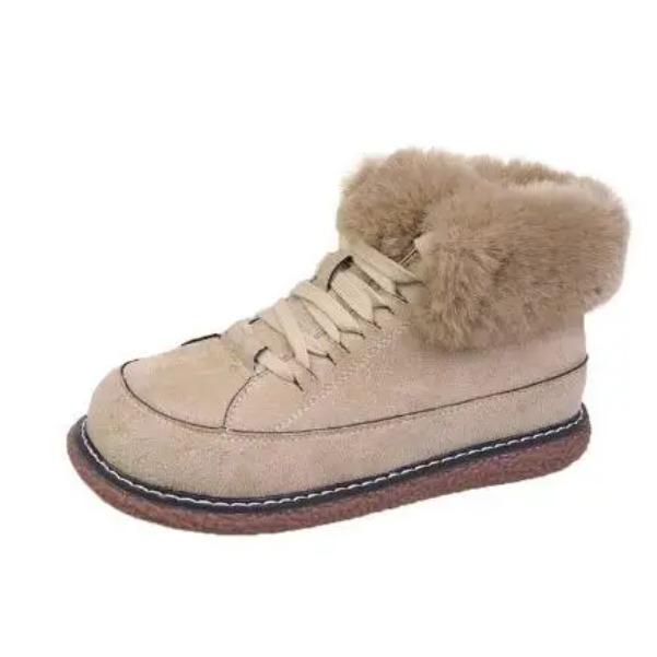 

Men Women Winter Boots NonSlip LaceUp ThickSoled New Warm Protection for Cold Weather Insulated Material for Winter Comfort 35
