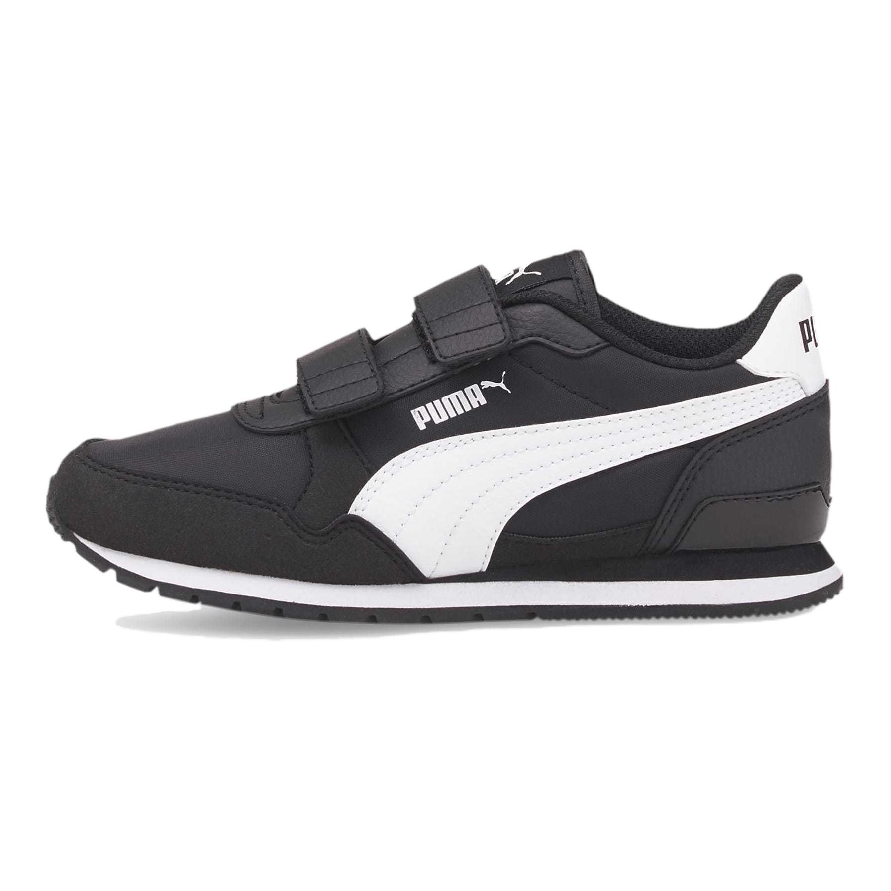 

Puma Кроссовки ST Runner v3 Nylon Little Kid Black White Kids 384902-01 33