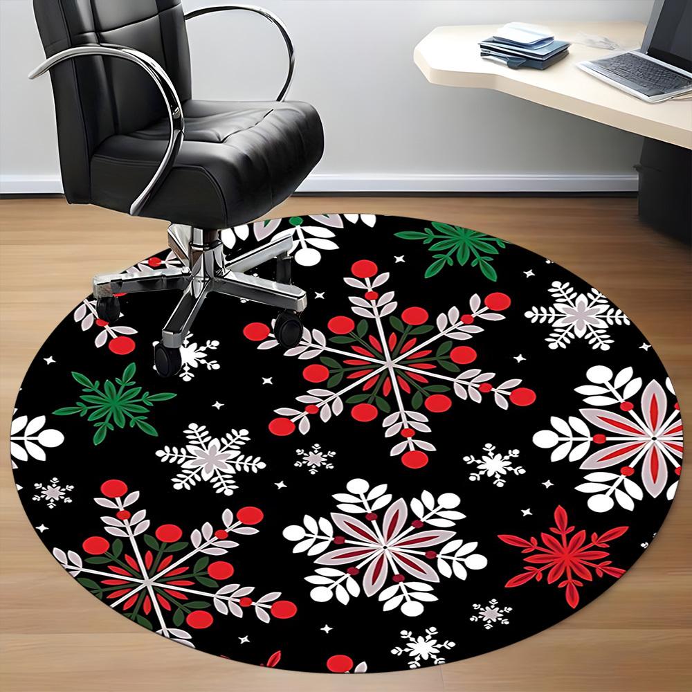 1pc Winter Festive Carpet for Office, Non-slip, Soft and Durable Office Rug, Perfect for Office yy260128026