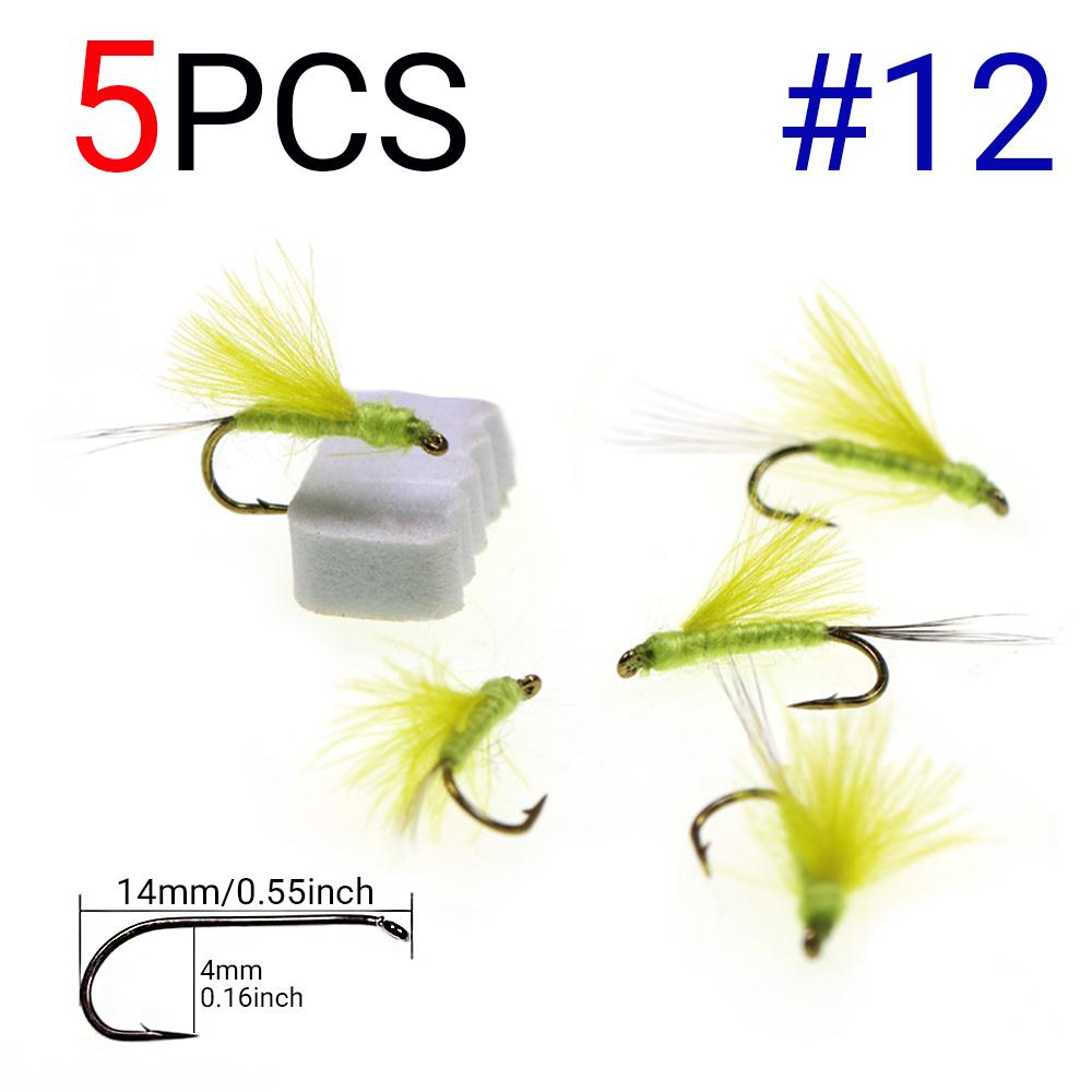 

Professional RS2 Nymph Fly for Trout Fishing-Realistic Mayfly Emerger Pattern, Essential Dry Dropper Fly for All Waters (Multiple Size)
