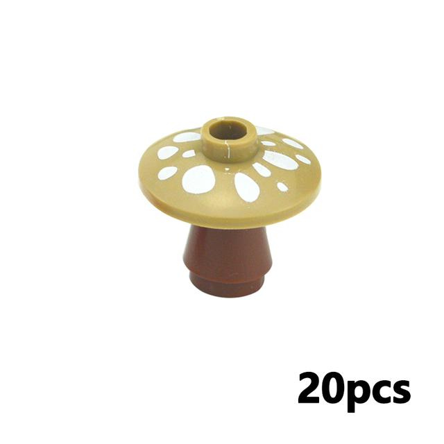 City Friend Accessories MOC Building Blocks Plant Bush Tree Flower Grass DIY House Parts Creative Bricks 3471 30176 32607 Toys