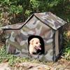  Deluxe Cozy Waterproof Cat House Outdoor Warm Pet Shelter Removable Washable Design for All Seasons