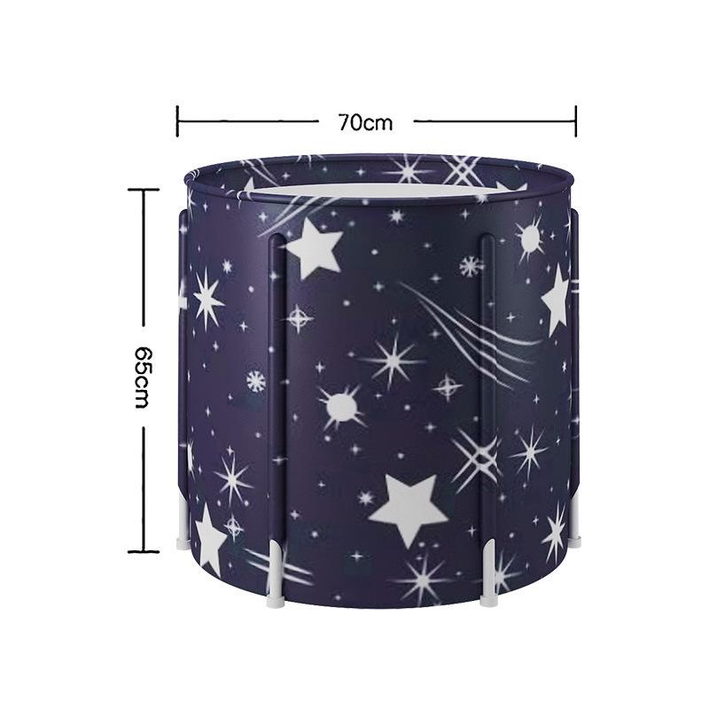 Foldable Adult & Children's Padded Soaking Tub - Large Size, Full Body, Sweat Steaming Bath Bucket