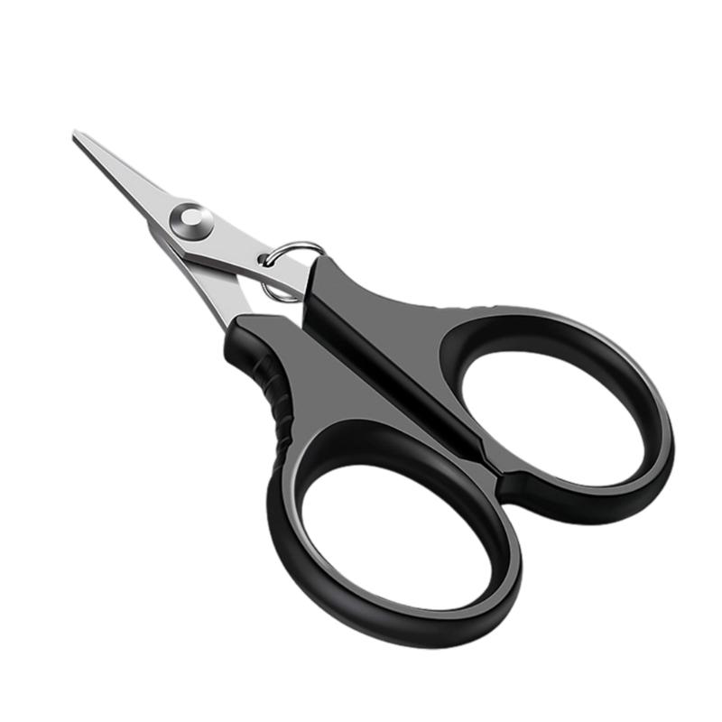 

Fishing Line Scissors With Serrated Teeth Portable Stainless Steel Fishing Scissor Plier Practical Fishing Tool