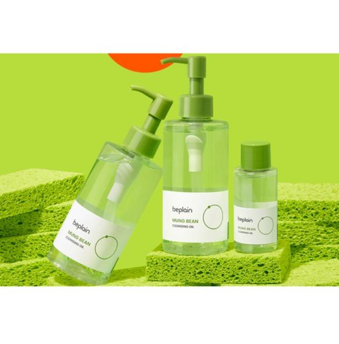 Beplain Mung Bean Cleansing Oil 240ml – Vegan Skincare, Extra Volume Set