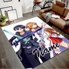 Custom Sword Art Online Mat Personalized Name, Polyester Washable Indoor Entryway Rug, Gift for Christmas, Easter, Thanksgiving Day