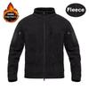 Men's Winter Polar Fleece Tactical Jackets Warm Outdoor Stand Collar Coat Multi-Pocket Casual Hiking Camping Trekking Climbing