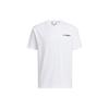 adidas T Shirts Unisex White Crew Neck Moderate Straight Fit HM3548