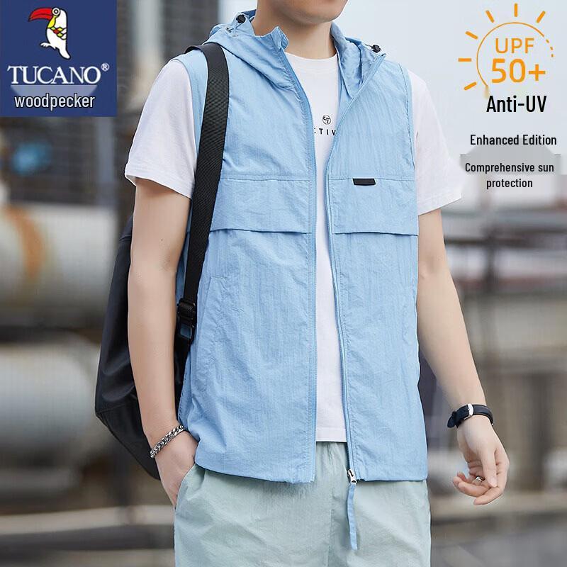 TUCANO Men s Summer Ice Silk Sun Protection Sport Vest XL