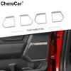 Inner Chrome Car Door Speaker Trim Cover Frame Accessories For Ford F150 +