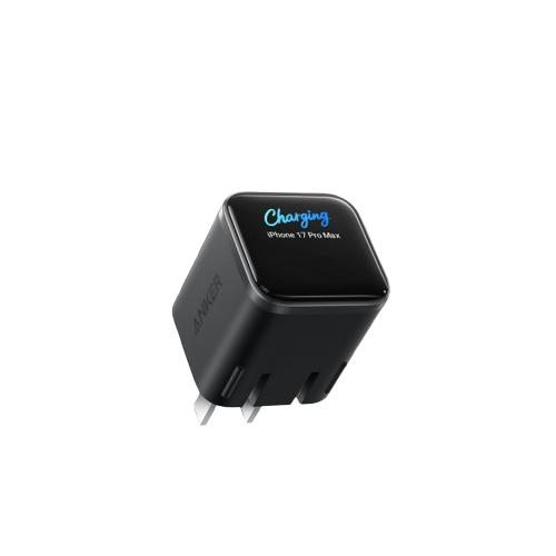 Anker 45W Nano Smart Typ C Ladegerät Schnellladung Faltbarer Stecker Kompaktes Bildschirmdisplay für iPhone 17 Pro Max 16 Pro USB C Ladegerät