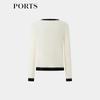 Ports Women's Contrast-Trim Cashmere Cardigan