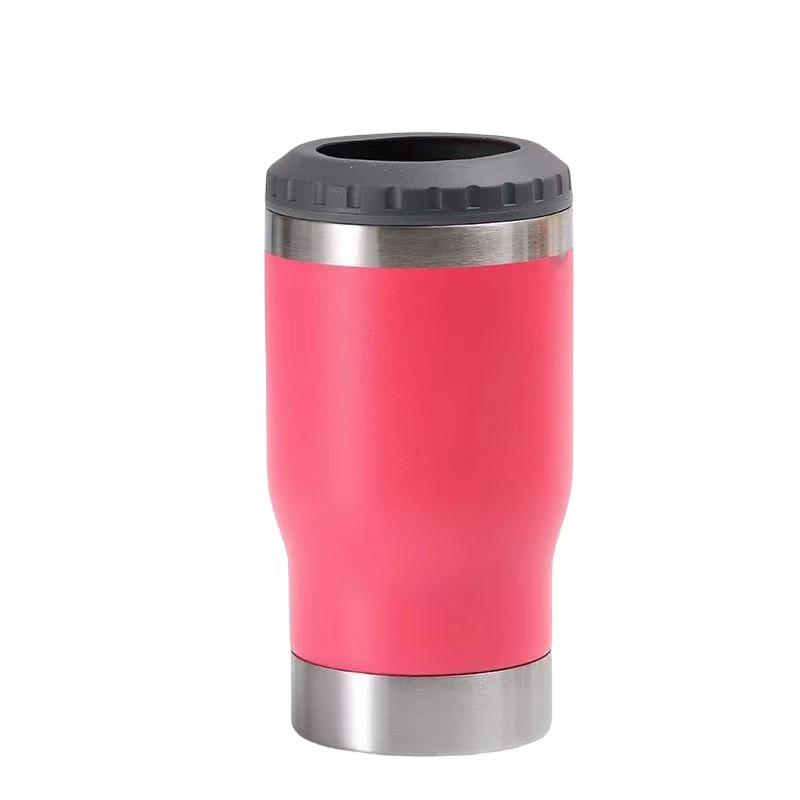 14oz Vacuum Insulated Car Cup with Bottle Opener - Double-Layer Ice Cooler Beer Mug