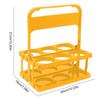Cup Organizer Beer Bottle Carrier Drink Caddy Holder Bar Beverage Display Basket 6 Pack Wine Rack Durable Foldable Reusable