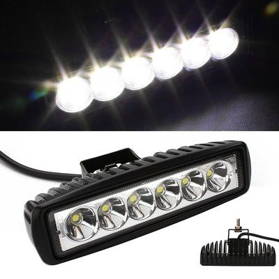18W 6Inch Led Work Light Bar Flood Lamp Offroad Driving Fog 4Wd Ute Suv Truck