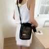 Sweet Little Fresh Mobile Phone Bag Women's 2025 Summer New Hollow Shoulder Bag Crossbody Mesh Portable Storage Bag