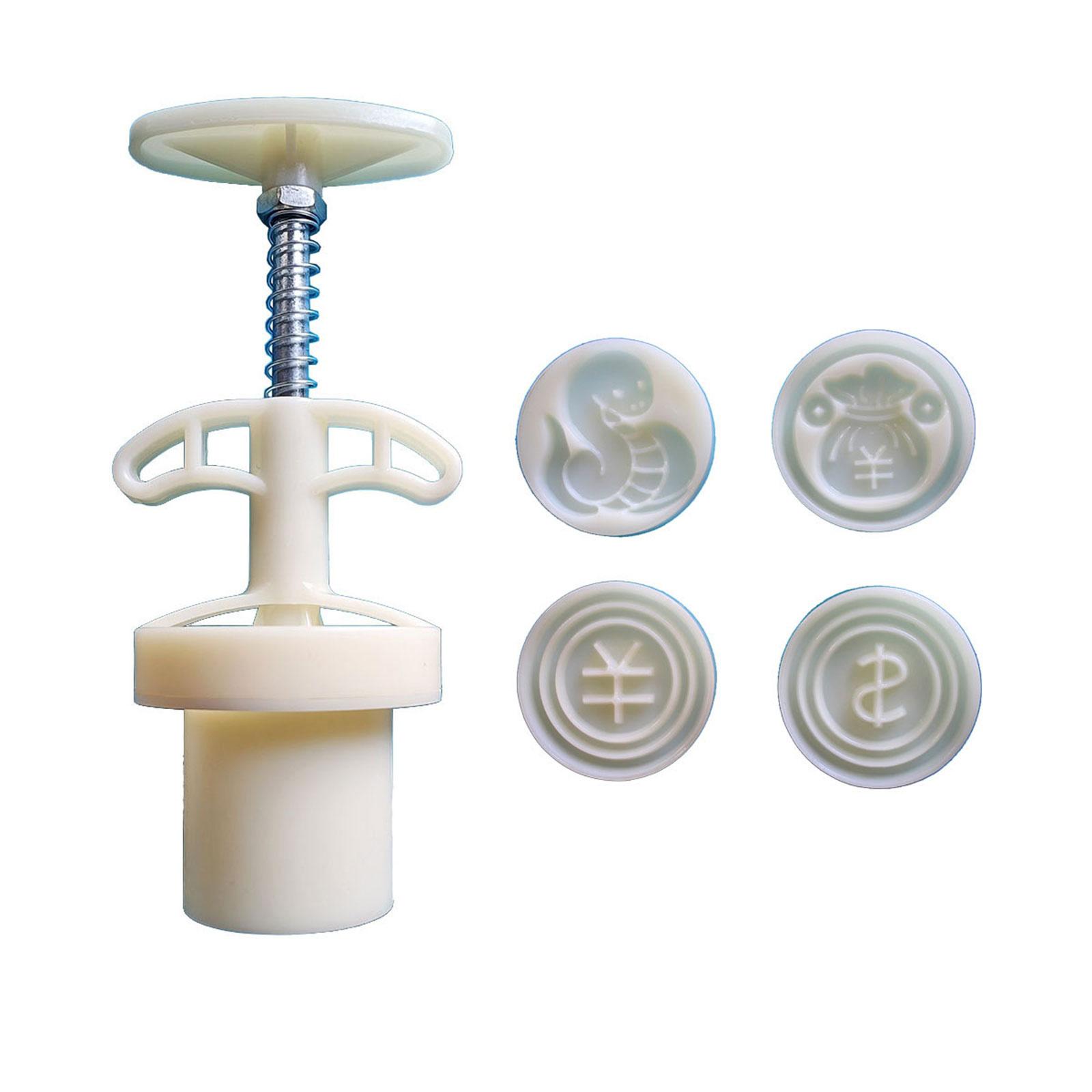 

Фестиваль Нового года Форма для лунных пряников 3D Змея Деньги Формы для лунных пряников Штамп для печенья Ручной пресс Форма для резки печенья и десертов Долговечная A