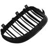 2X Gloss Black Car Front Kidney Grille Grill For BMW 5 Series E60 E61 M5 520I 535I 550I 2003-2010 Sedan