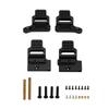 RC Shock Mount Aluminium Alloy Shock Bracket Multi Holes Easy Installation for Traxxas TRX4M 1 18 RC Car Black
