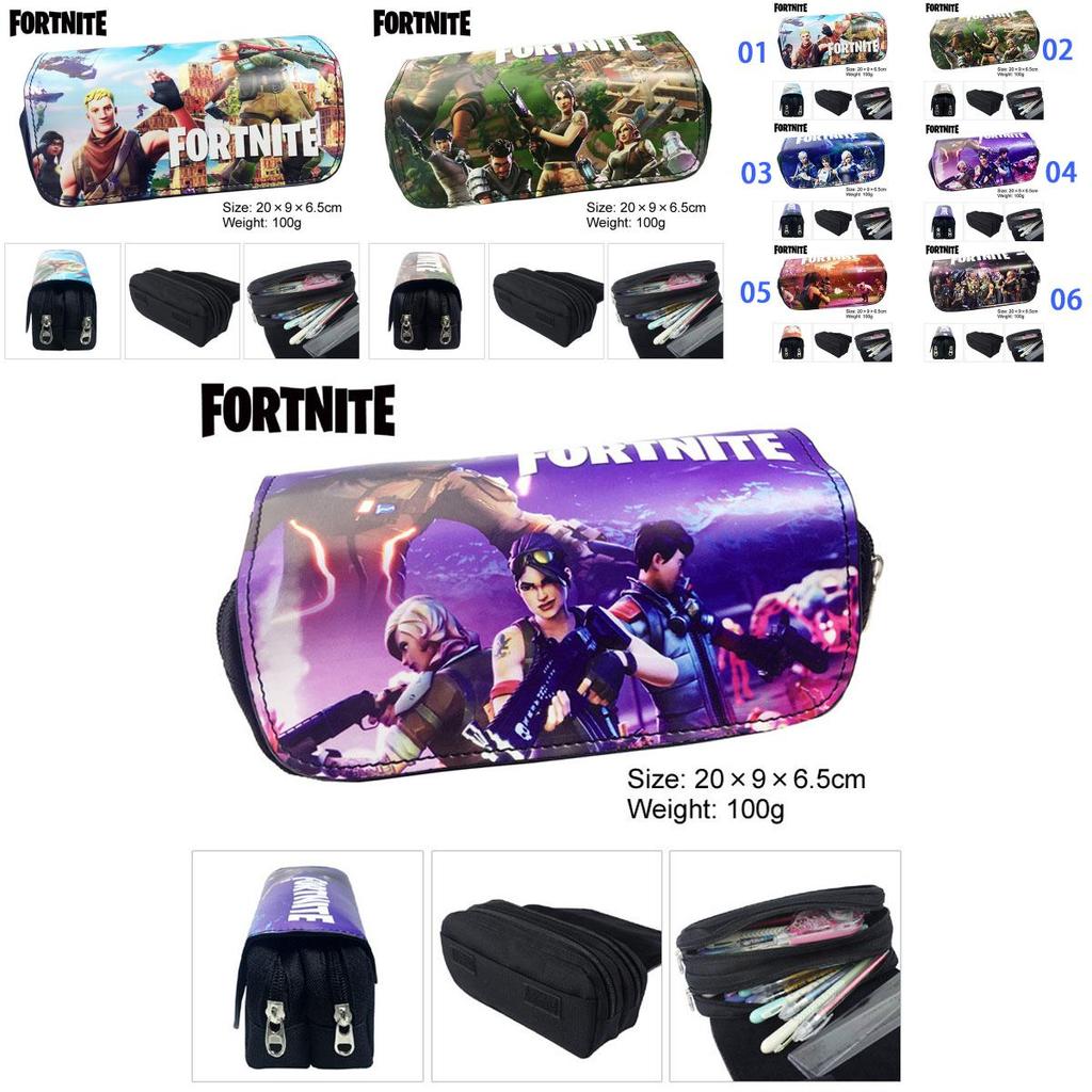 Pencil Bag Zipper Pen Case Cosmetic Pouch School Stationery Bag Storage