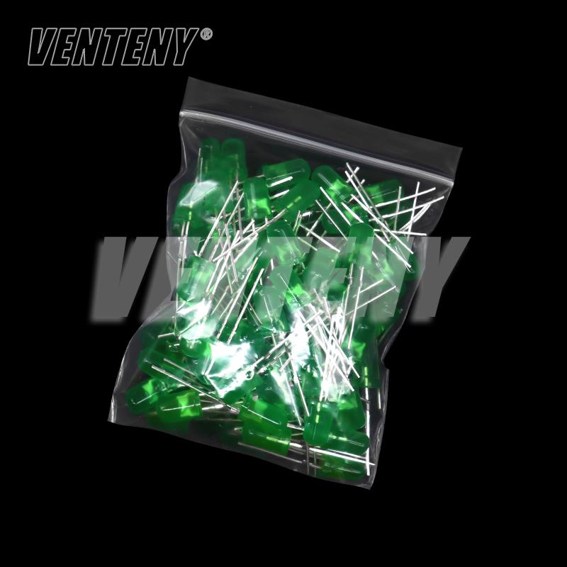3mm 5mm LED dioda Různé velikosti Sada Bílá Zelená Červená Modrá Žlutá Oranžová F3 F5 LED diody Světelné diody Elektronická sada vzorků