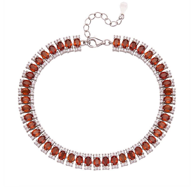 

Caterpillar Natural Fanta Stone Bracelet Women S S925 Silver Treasure Jewelry Xiaohongshu