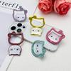 Cartoon Cat Phone Ring Stand with Magnetic Suction and Desktop Back Sticker