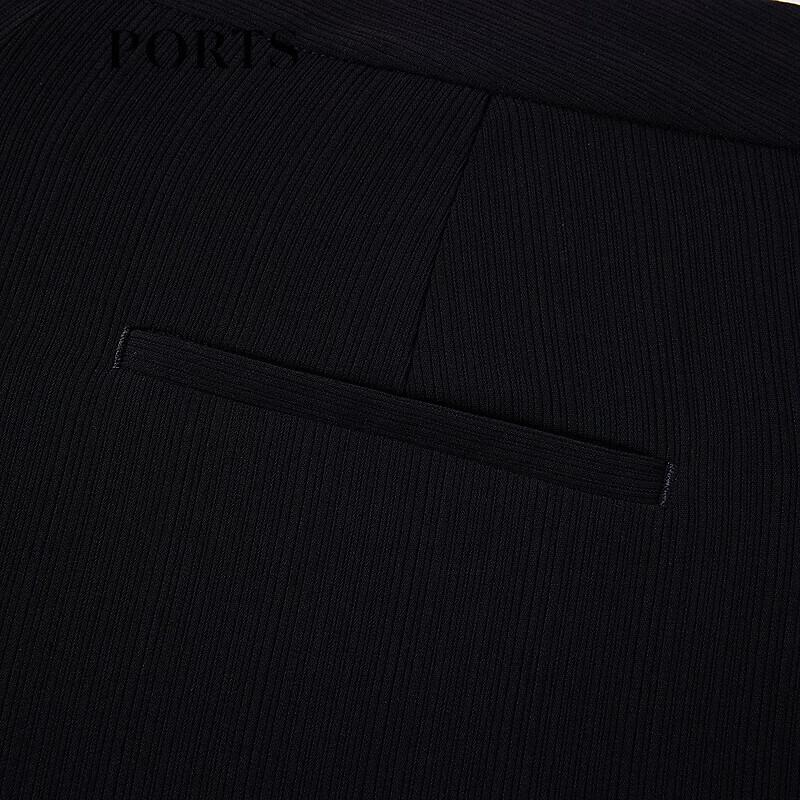 PORTS Women's Solid Casual Pants LQ8P041SWB010