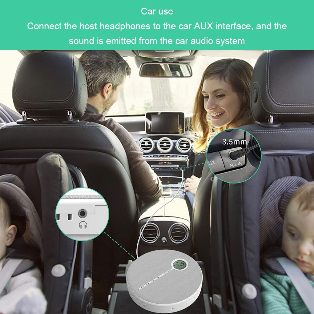 Portable CD Player Bluetooth with Speaker Stereo and Headphones Rechargeable Discman USB MP3 Music Album Players