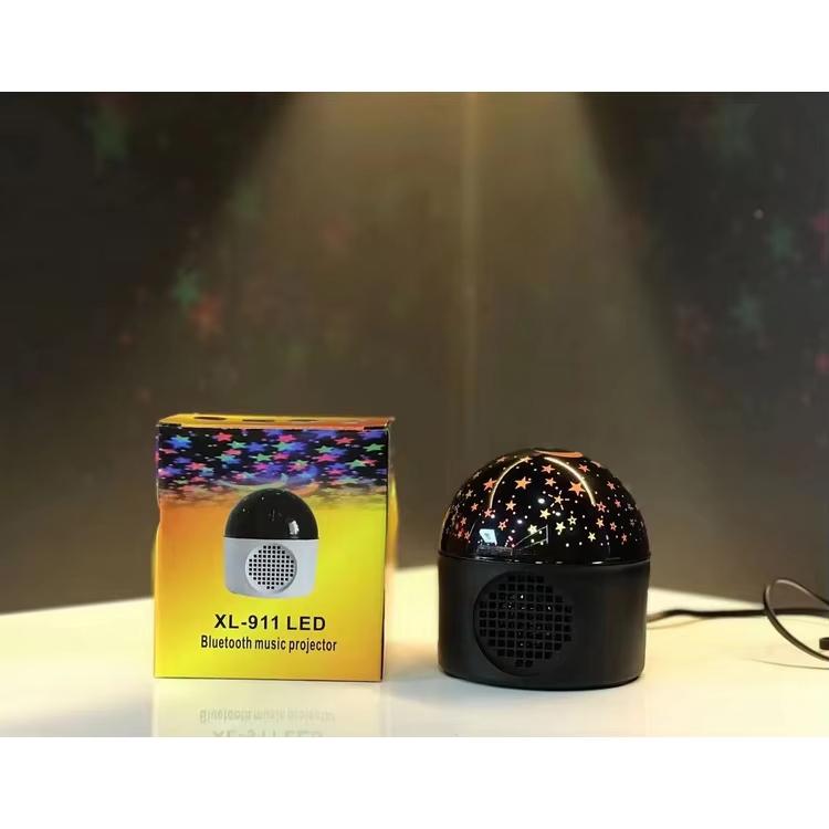 Starry Sky Projector Bluetooth Player USB Plug-in LED Night Light Crystal Lamp for KTV Kids Room Lighting Atmosphere Decoration