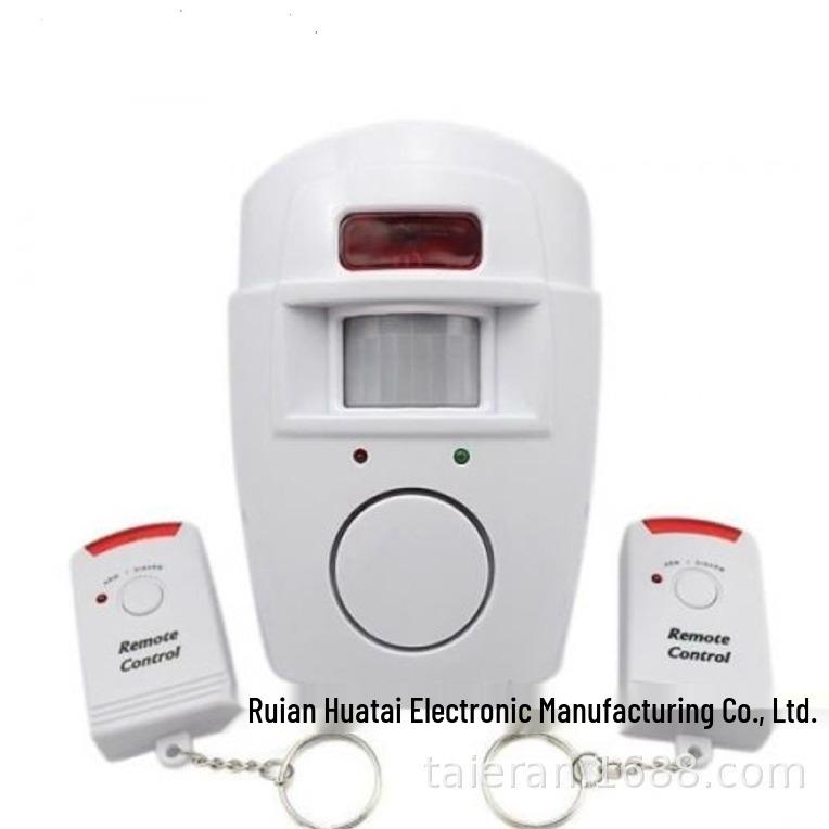Infrared Motion-Sensor Remote Control Alarm for Doors & Windows with Voice Alerts Color Box Packaging