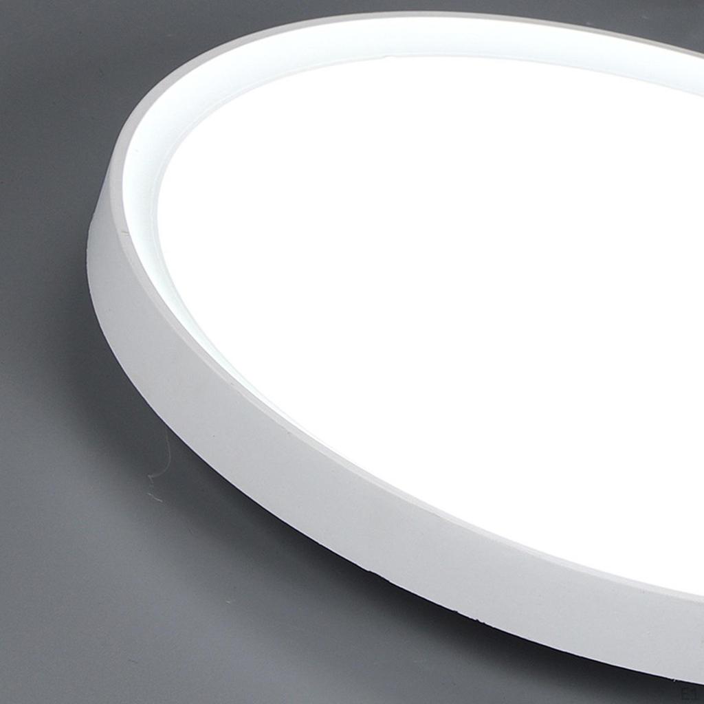 Ceiling Light Fixture, Bathroom Light, Minimalist Round Lamp White for Porch