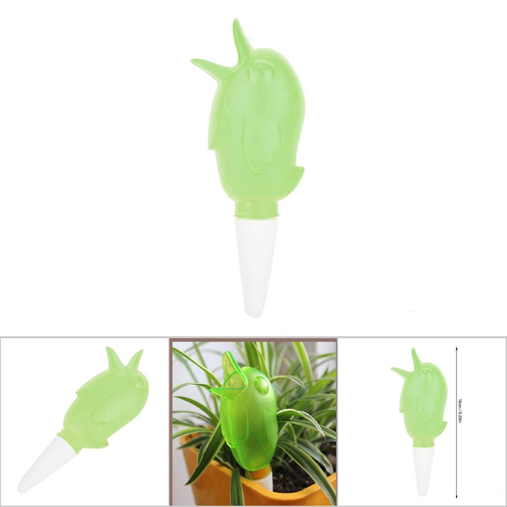 60ml Bird Shpaed Automatic Self Watering Sprayer Water Drip Irrigation Flower Plant (Green)