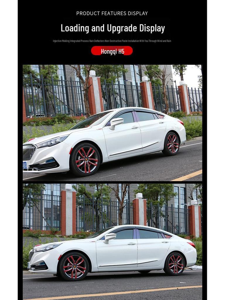 Hongqi H5 Rain Guards: Injection Molded Window Visors and Deflectors