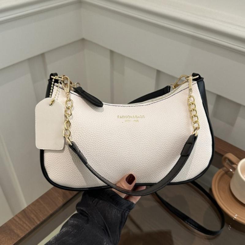 Faionable Casual Crossbody Bag Women's Oulder Bag Trendy Design 2026 Spring Underarm Bag Soft PU Leather Color Handbags Purses