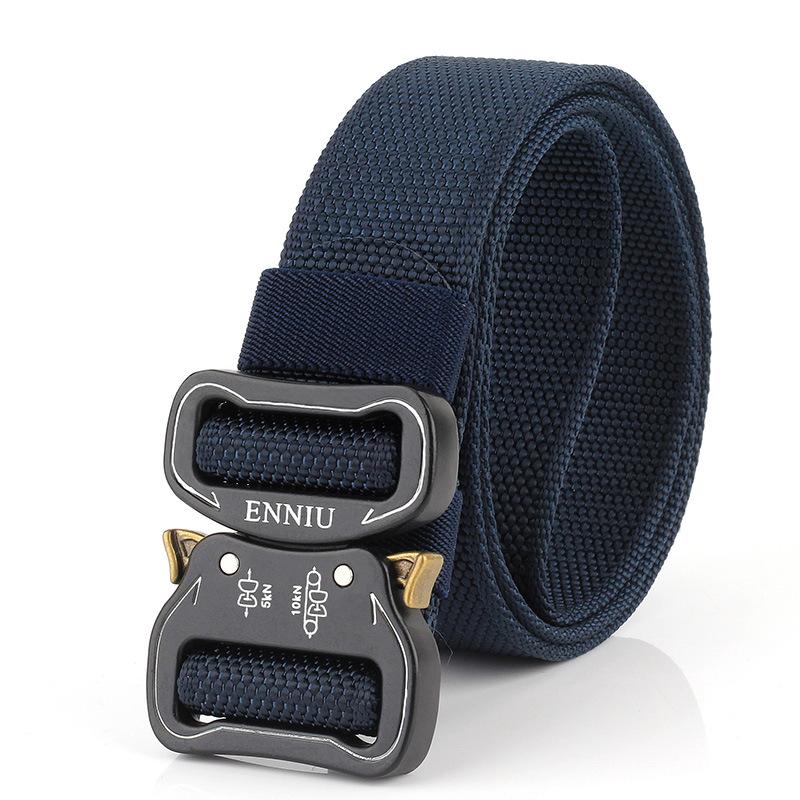 Neuer Cobra Nylongürtel, Herren Outdoor Taktikgürtel, Schnalle Canvasgürtel